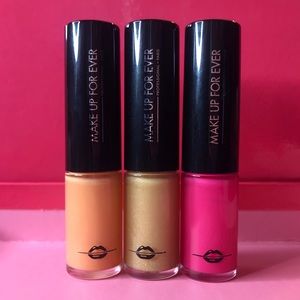 Makeup Forever - 3 Plexi Glosses No. 207, 202, 100